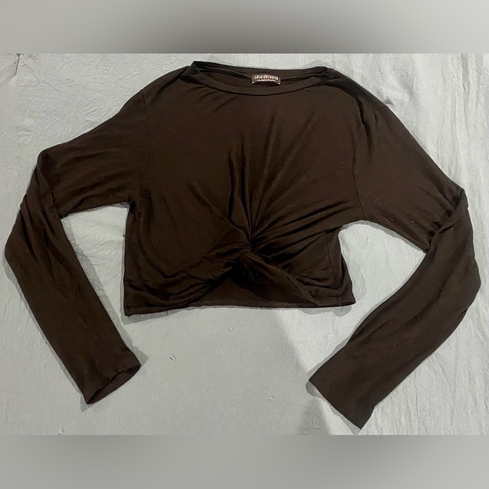 Long Sleeve Crop Top